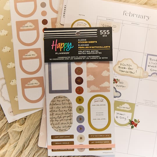 The Classic Happy Planner® Uplifting Notes Sticker Book